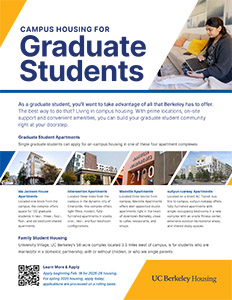 Graduate Housing Flyer