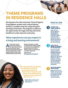 Theme programs in residence halls